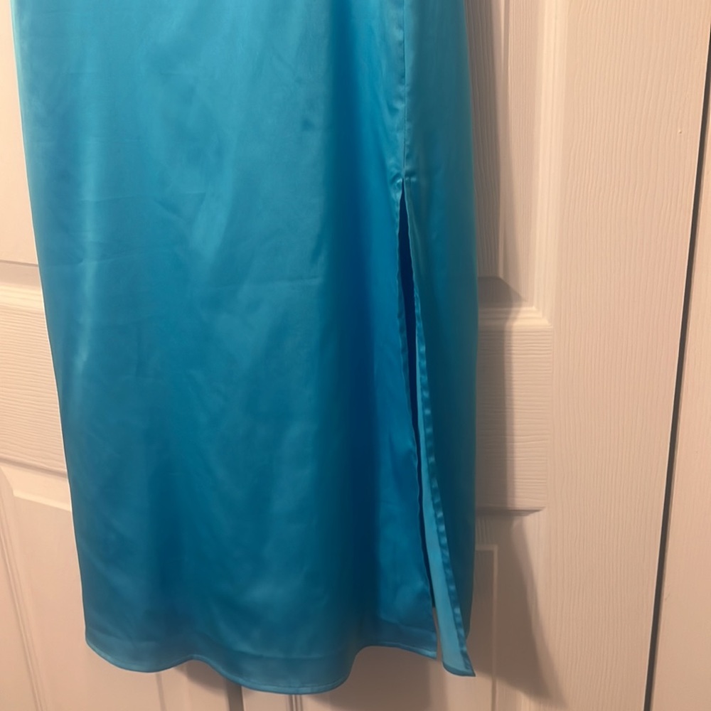 Steve Madden Aimee Blue Midi Dress - Picture 5 of 8